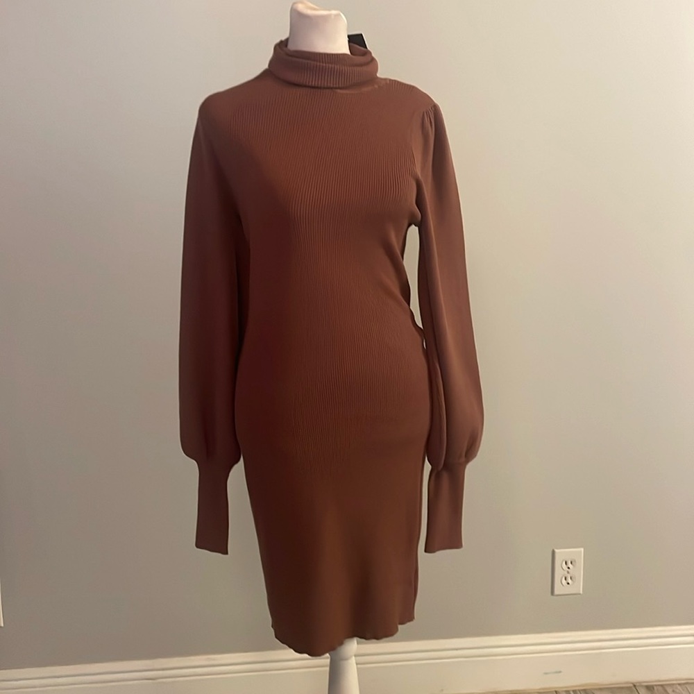 [Fashion Nova] “Cozy Girl Sweater Mini Dress” - Size Large NWT